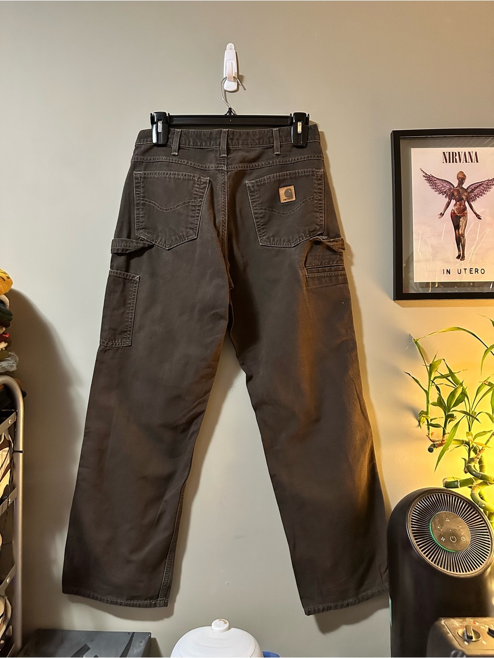 Vintage Carhartt Men’s Choco Brown Work Pants